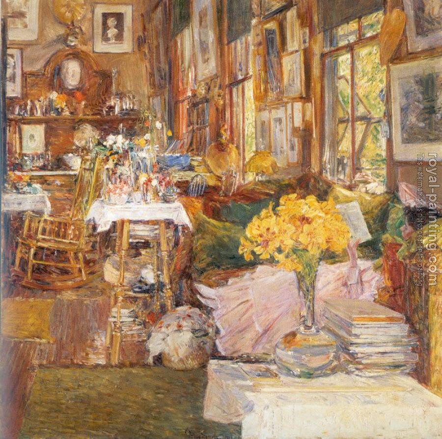 Childe Hassam : The Room of Flowers